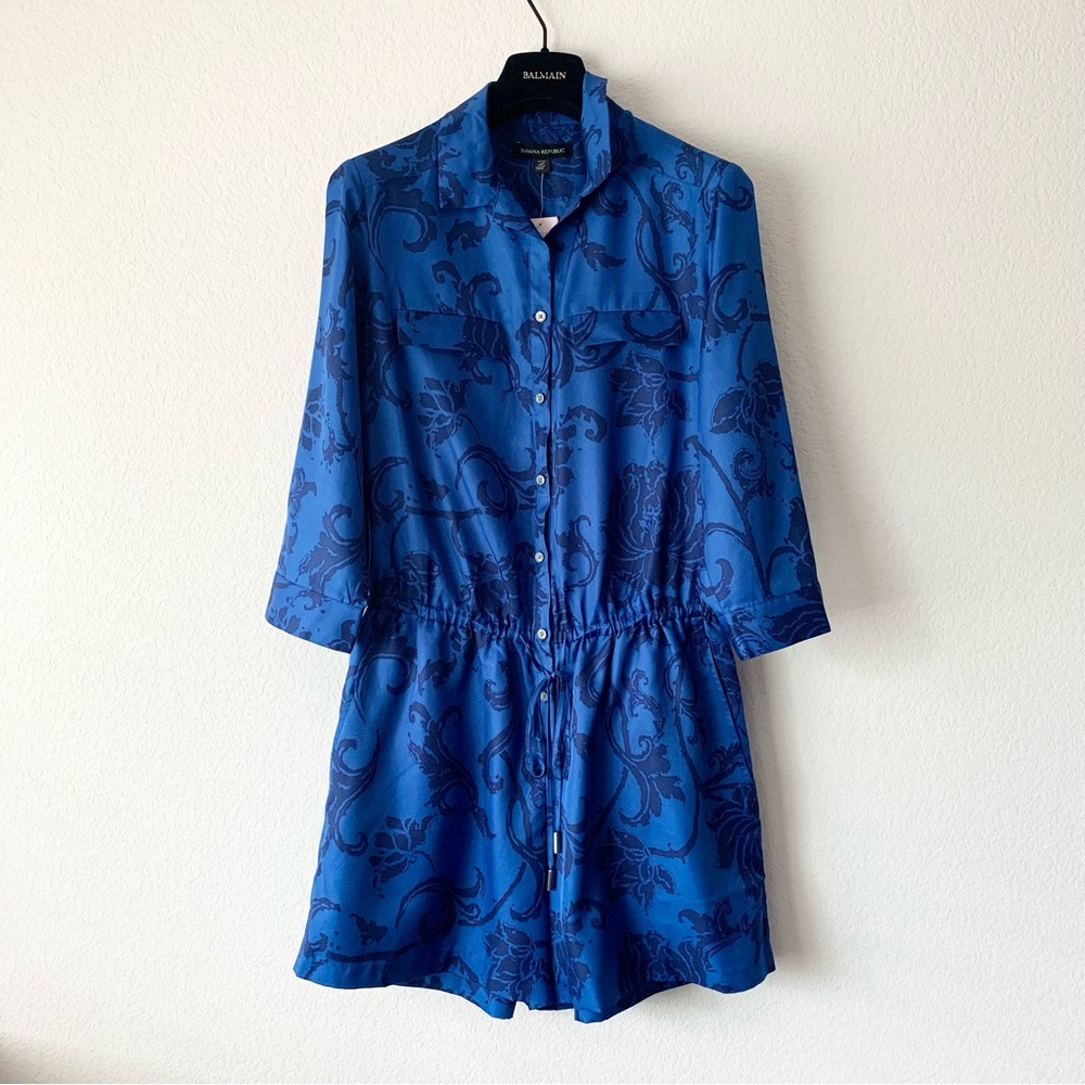 Banana republic satin romper